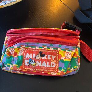 🎒✨ Disney Mickey & Donald Vintage Fanny Pack – Mickey Collection ✨🎒